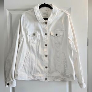 Torrid Women's White Denim Jacket